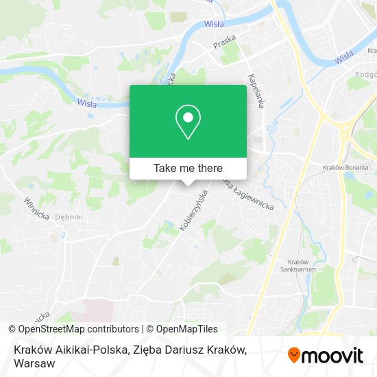 Kraków Aikikai-Polska, Zięba Dariusz Kraków map