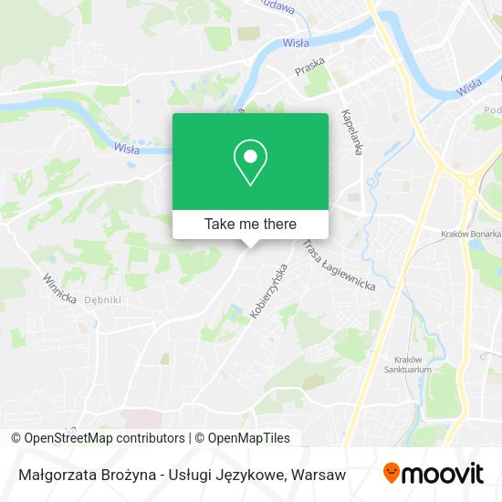 Małgorzata Brożyna - Usługi Językowe map