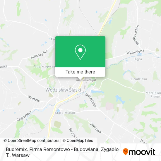 Budremix. Firma Remontowo - Budowlana. Zygadło T. map