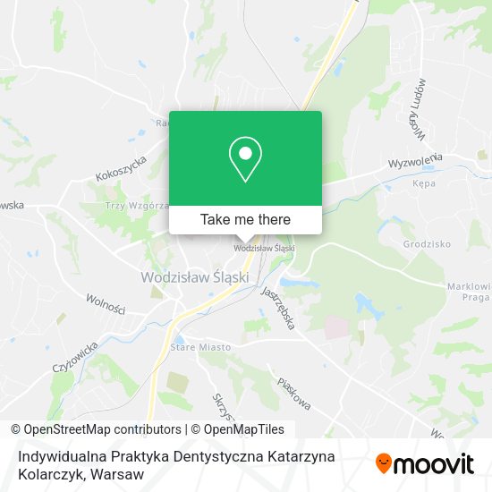 Indywidualna Praktyka Dentystyczna Katarzyna Kolarczyk map