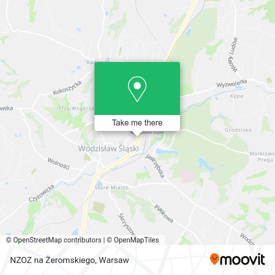 NZOZ na Żeromskiego map