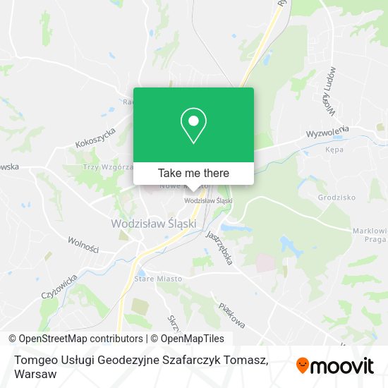 Tomgeo Usługi Geodezyjne Szafarczyk Tomasz map