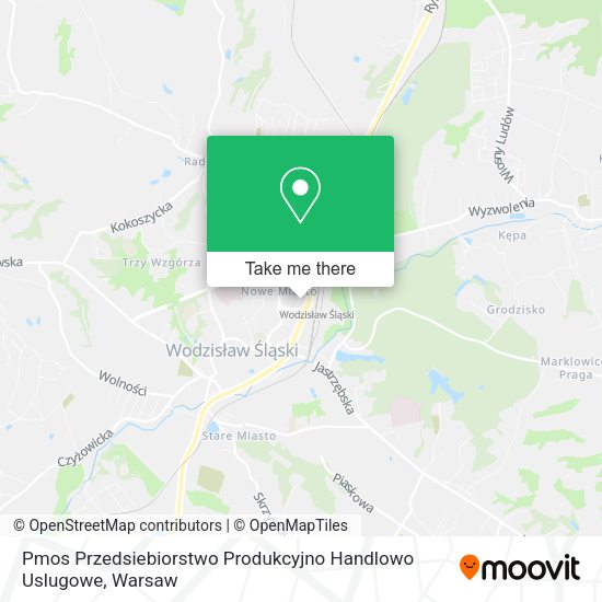 Pmos Przedsiebiorstwo Produkcyjno Handlowo Uslugowe map