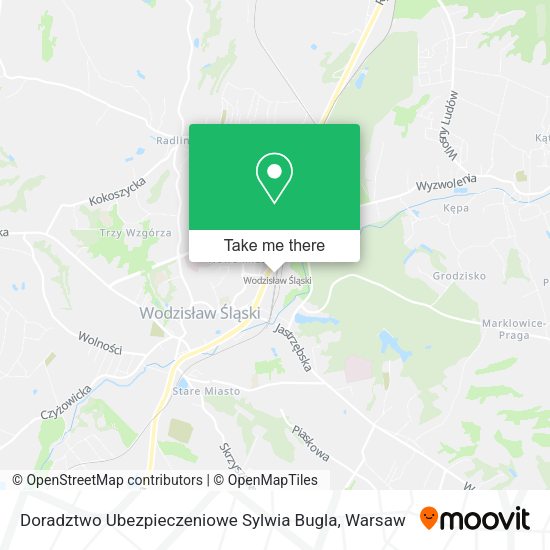 Doradztwo Ubezpieczeniowe Sylwia Bugla map