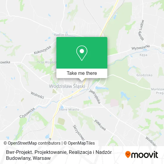 Карта Bwr-Projekt. Projektowanie, Realizacja i Nadzór Budowlany