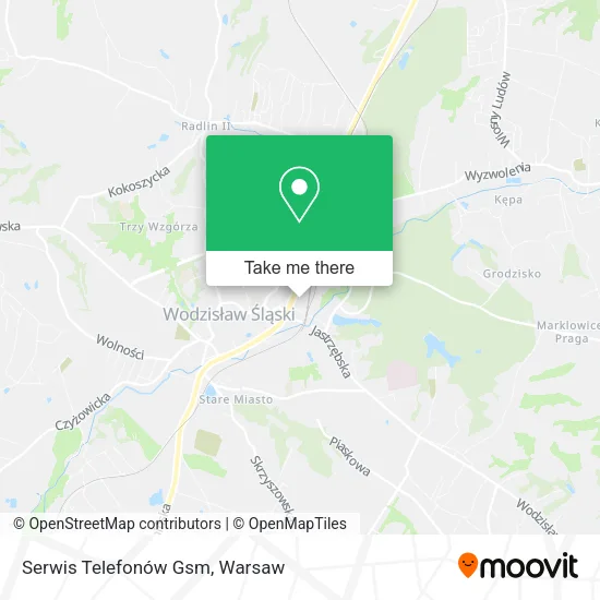 Карта Serwis Telefonów Gsm