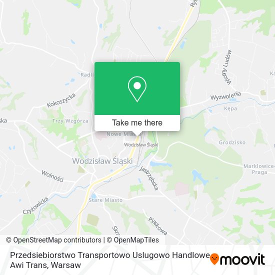 Przedsiebiorstwo Transportowo Uslugowo Handlowe Awi Trans map