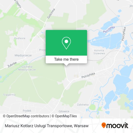 Mariusz Kotlarz Usługi Transportowe map