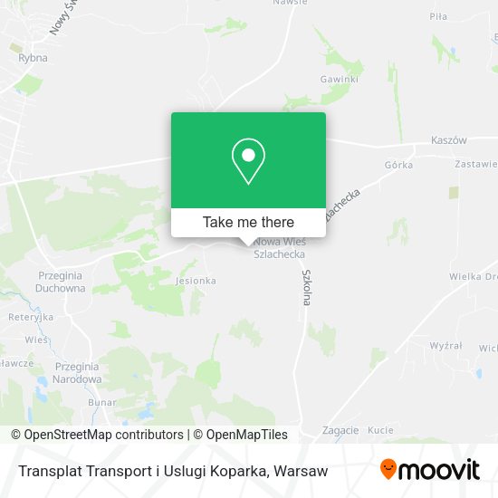 Transplat Transport i Uslugi Koparka map