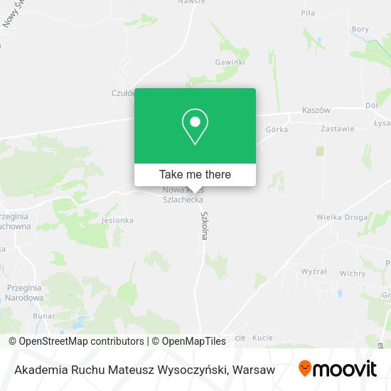 Akademia Ruchu Mateusz Wysoczyński map