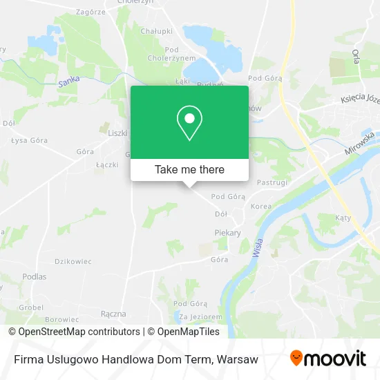 Карта Firma Uslugowo Handlowa Dom Term