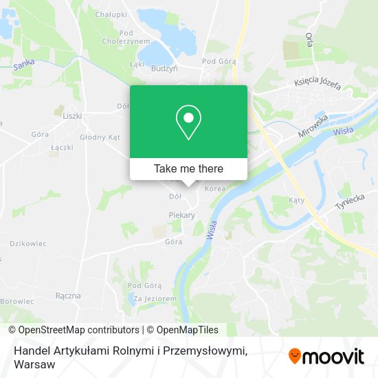 Handel Artykułami Rolnymi i Przemysłowymi map