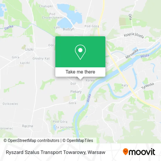 Карта Ryszard Szalus Transport Towarowy