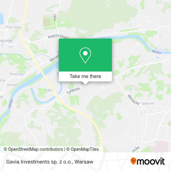 Gavia Investments sp. z o.o. map