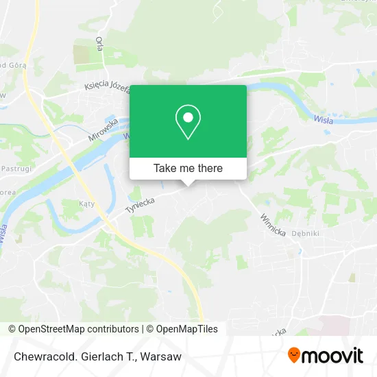 Карта Chewracold. Gierlach T.