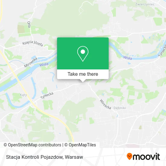 Карта Stacja Kontroli Pojazdow