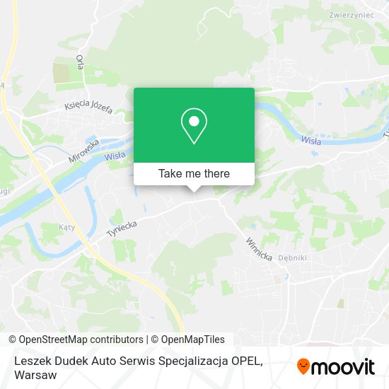 Leszek Dudek Auto Serwis Specjalizacja OPEL map