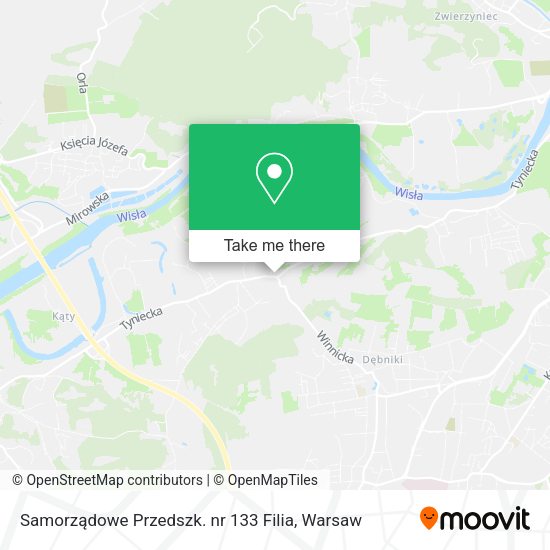 Samorządowe Przedszk. nr 133 Filia map