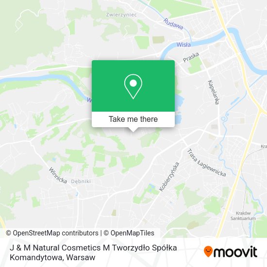 J & M Natural Cosmetics M Tworzydło Spółka Komandytowa map