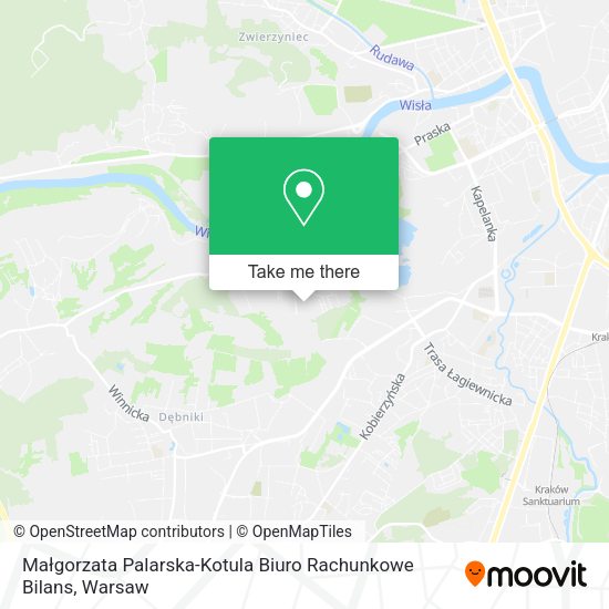 Małgorzata Palarska-Kotula Biuro Rachunkowe Bilans map