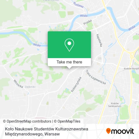 Koło Naukowe Studentów Kulturoznawstwa Międzynarodowego map