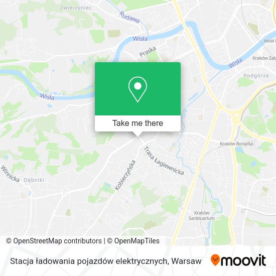 Карта Stacja ładowania pojazdów elektrycznych