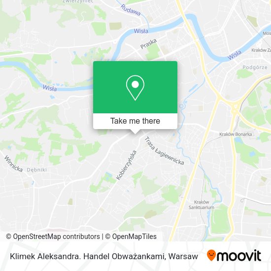 Klimek Aleksandra. Handel Obważankami map