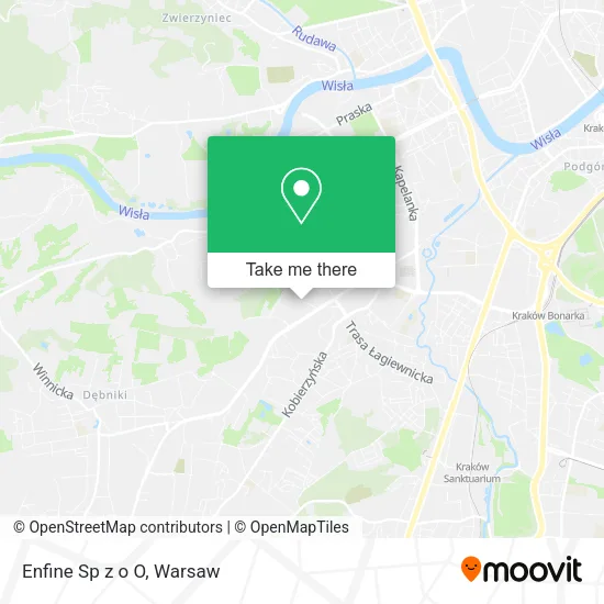 Enfine Sp z o O map