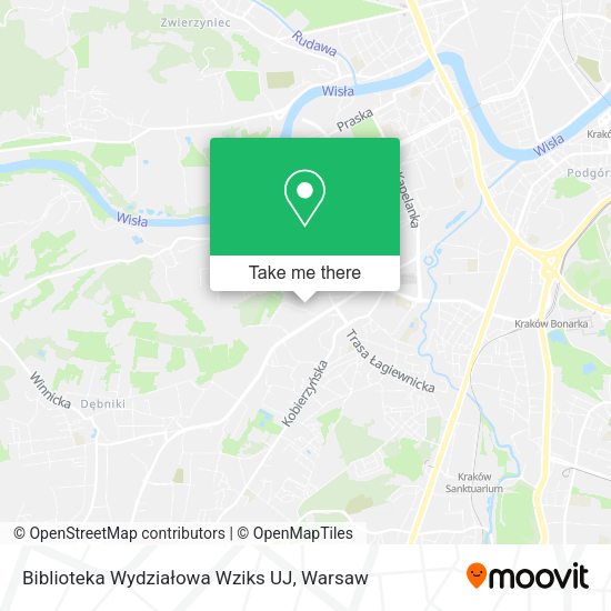 Biblioteka Wydziałowa Wziks UJ map