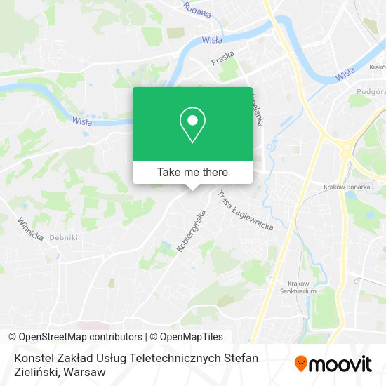 Карта Konstel Zakład Usług Teletechnicznych Stefan Zieliński