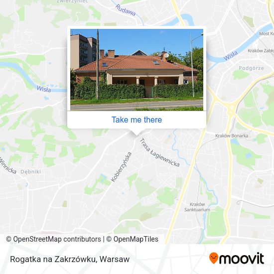 Rogatka na Zakrzówku map