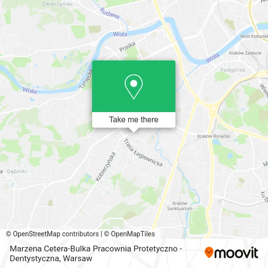 Карта Marzena Cetera-Bulka Pracownia Protetyczno - Dentystyczna