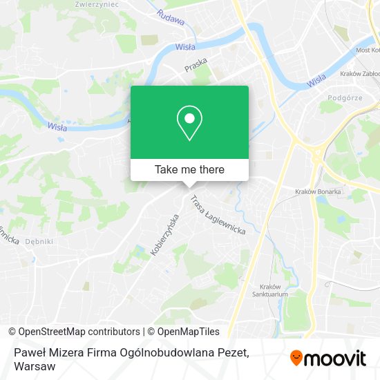 Paweł Mizera Firma Ogólnobudowlana Pezet map