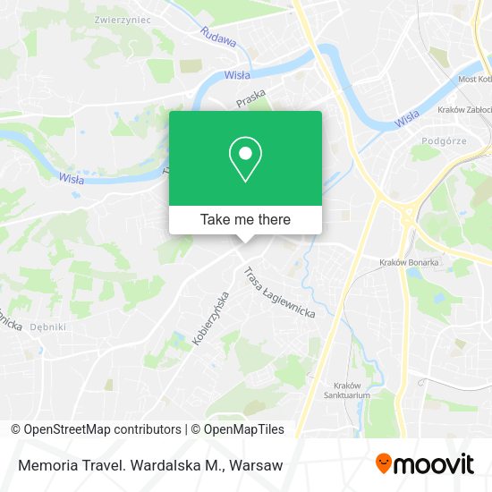 Memoria Travel. Wardalska M. map