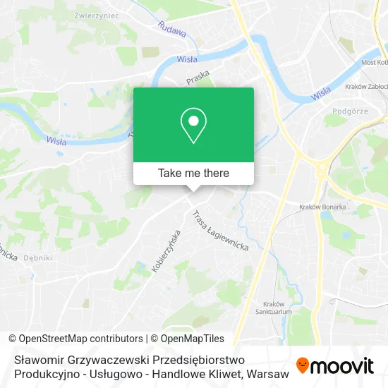 Sławomir Grzywaczewski Przedsiębiorstwo Produkcyjno - Usługowo - Handlowe Kliwet map