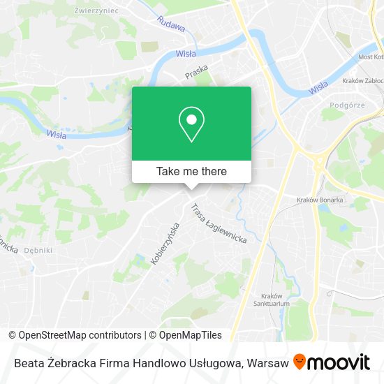 Beata Żebracka Firma Handlowo Usługowa map