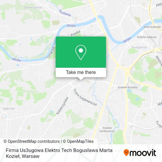 Firma Us3ugowa Elektro Tech Bogusława Marta Kozieł map