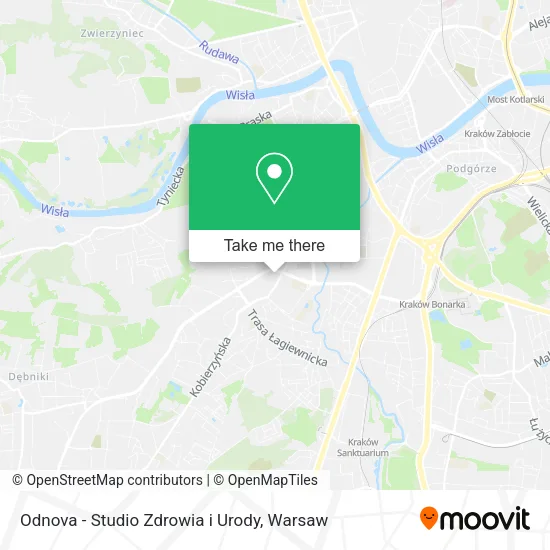 Карта Odnova - Studio Zdrowia i Urody