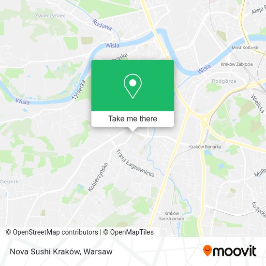 Nova Sushi Kraków map