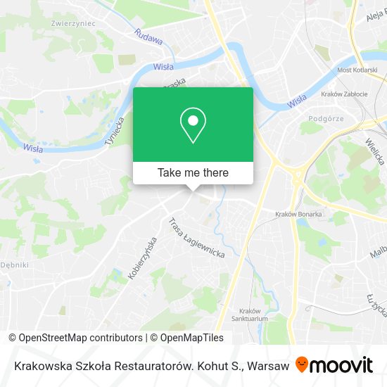 Krakowska Szkoła Restauratorów. Kohut S. map