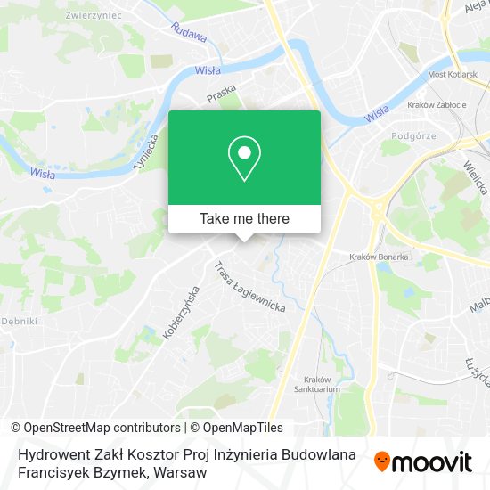 Hydrowent Zakł Kosztor Proj Inżynieria Budowlana Francisyek Bzymek map