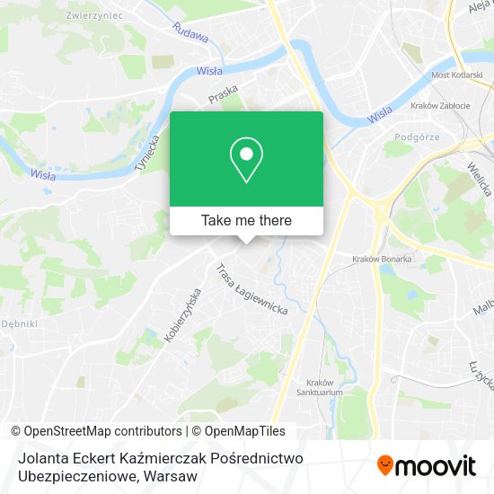 Jolanta Eckert Kaźmierczak Pośrednictwo Ubezpieczeniowe map