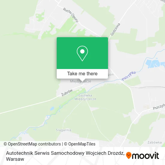 Autotechnik Serwis Samochodowy Wojciech Drozdz map