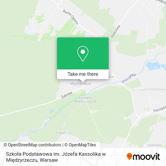 Szkoła Podstawowa im. Józefa Kassolika w Międzyrzeczu map