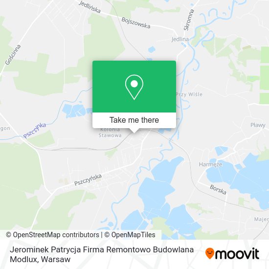 Jerominek Patrycja Firma Remontowo Budowlana Modlux map