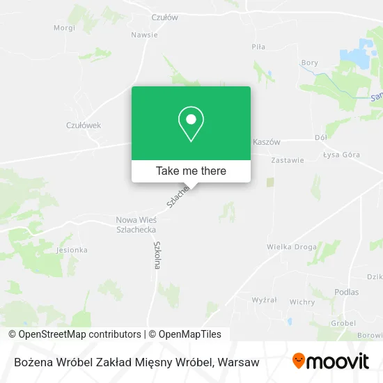 Bożena Wróbel Zakład Mięsny Wróbel map