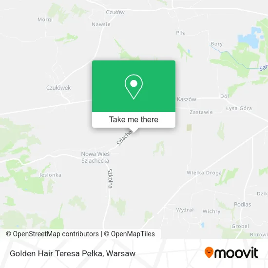 Golden Hair Teresa Pełka map