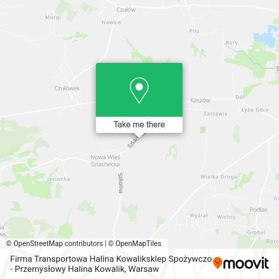 Firma Transportowa Halina Kowaliksklep Spożywczo - Przemysłowy Halina Kowalik map