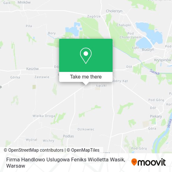 Firma Handlowo Uslugowa Feniks Wiolletta Wasik map