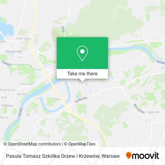 Pasula Tomasz Szkółka Drzew i Krzewów map